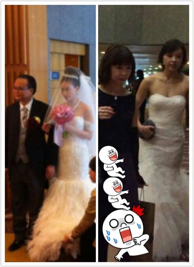 曾与谢霆锋闹绯闻 在绯闻男友婚礼上穿新娘同款婚纱玩抢新郎