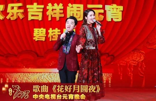 王祖蓝和娇妻合体上央视元宵晚会，夫唱妇随很恩爱，网友：羡慕