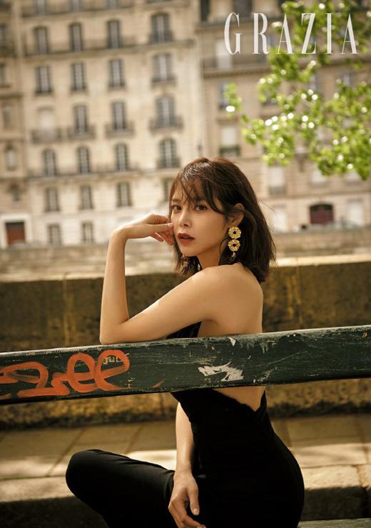 韩国女艺人 朴诗妍法国巴黎拍时装写真