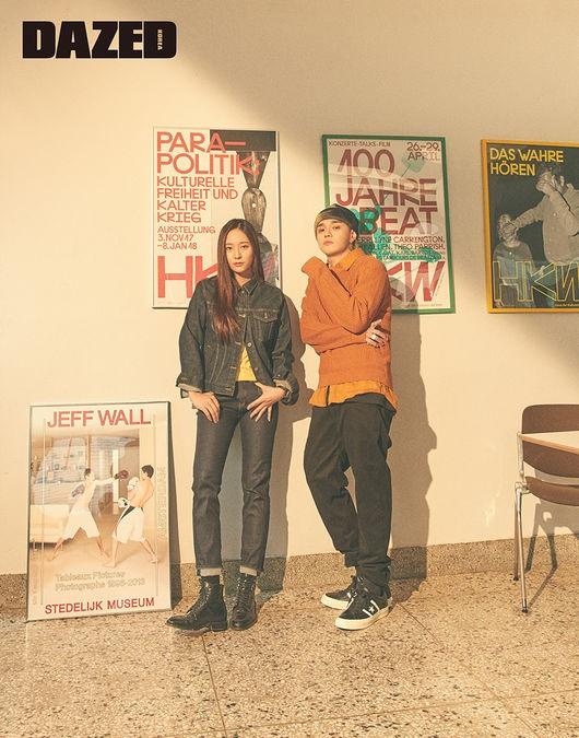 韩国艺人郑秀晶DEAN携手拍品牌宣传照