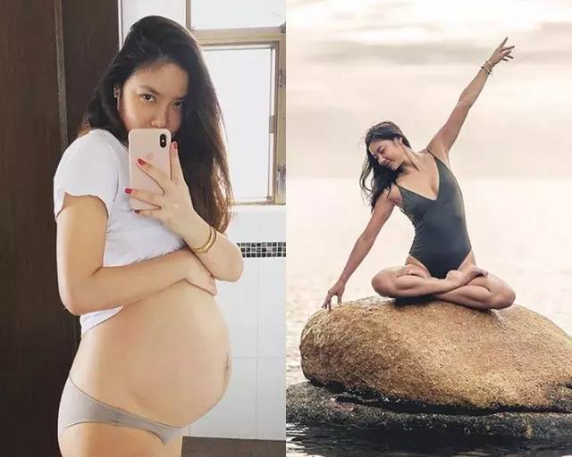 前天王嫂如今已怀孕九个月临盆在即 身材却依然完美不变