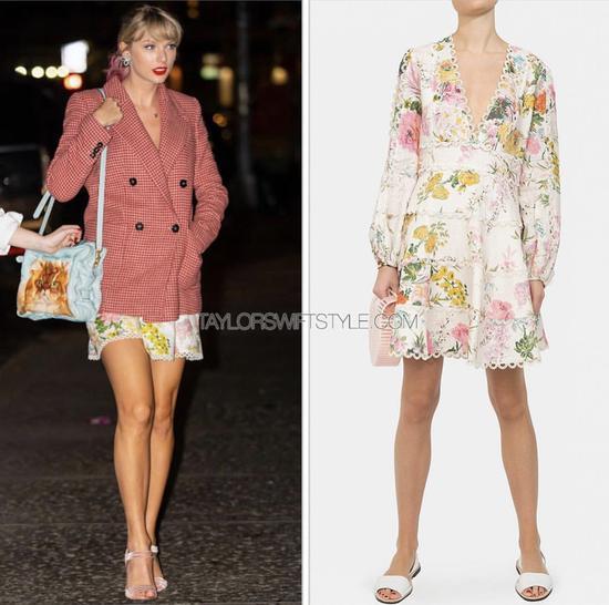 拥有五百条碎花裙的TaylorSwift是如何穿搭他们的？