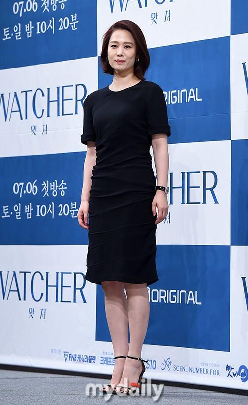 韩石圭徐康俊等艺人出席OCN新剧《WATCHER》发布会