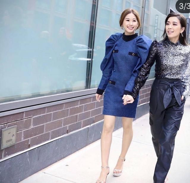 TVB富二代与“胡说八道会”成员成为闺蜜 两人纽约时装周成双胞胎