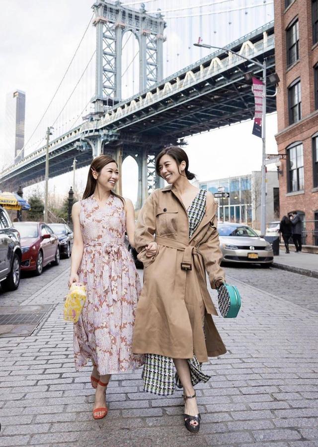 TVB富二代与“胡说八道会”成员成为闺蜜 两人纽约时装周成双胞胎