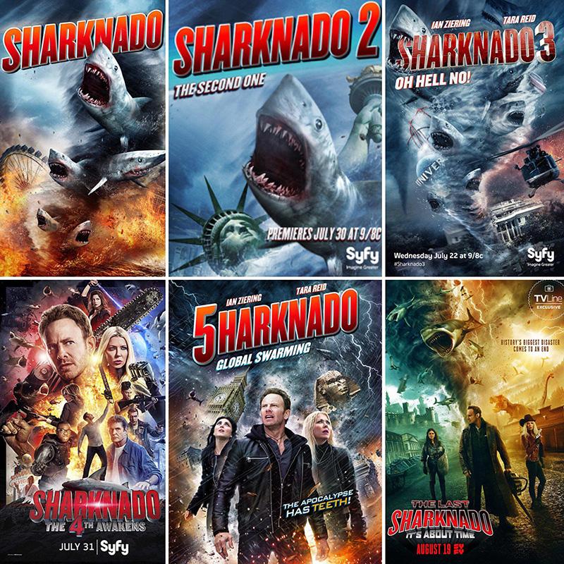 《鲨卷风》10周年重制版首曝海报 8月15日将在美国影院上映