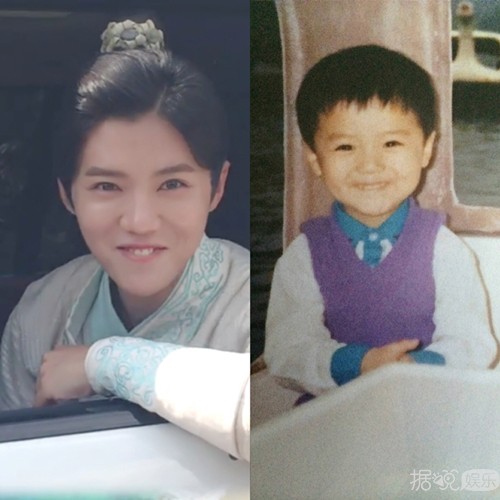 血槽已空！鹿晗童年成年对比照，真的是从小帅到大好任性