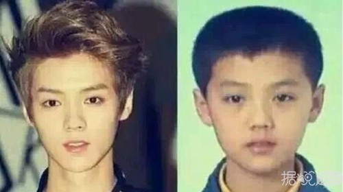 血槽已空！鹿晗童年成年对比照，真的是从小帅到大好任性