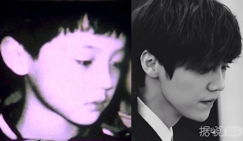 血槽已空！鹿晗童年成年对比照，真的是从小帅到大好任性