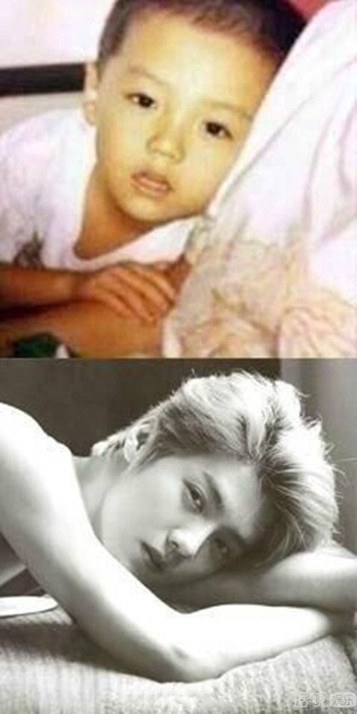 血槽已空！鹿晗童年成年对比照，真的是从小帅到大好任性