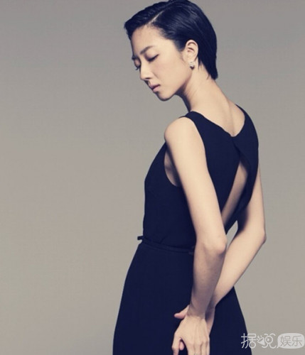 桂纶镁短发造型迷人 文艺女神的华丽转身