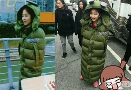 冬天明星打扮越来越随意  又贵又丑的羽绒服宋茜的品味怎么了？