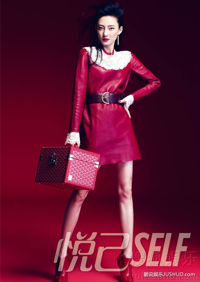 王丽坤杂志大片曝光 情迷圣诞红