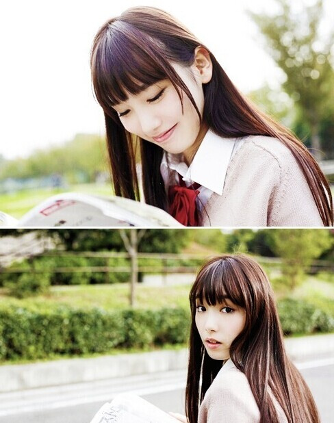 日本16岁嫩模饭丰万理江走红 酷似新垣结衣