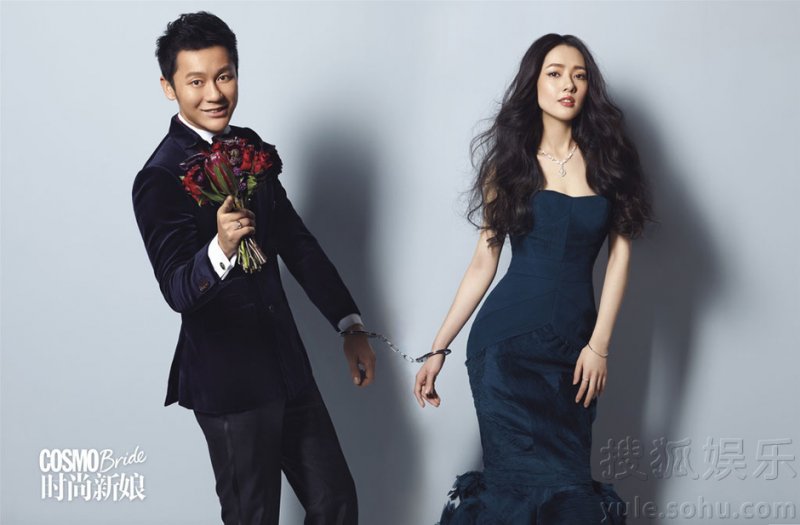 郭碧婷披婚纱登封面 飘逸唯美演绎浪漫情怀