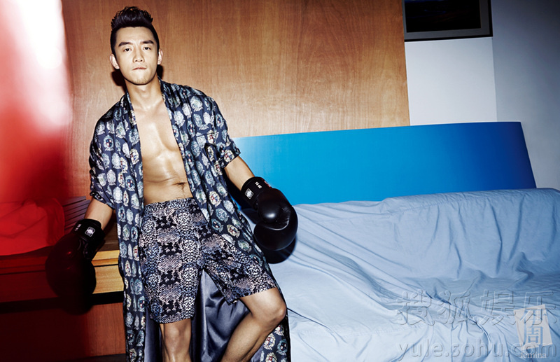 郑恺时尚大片曝光 化身拳击手展现狂野内心