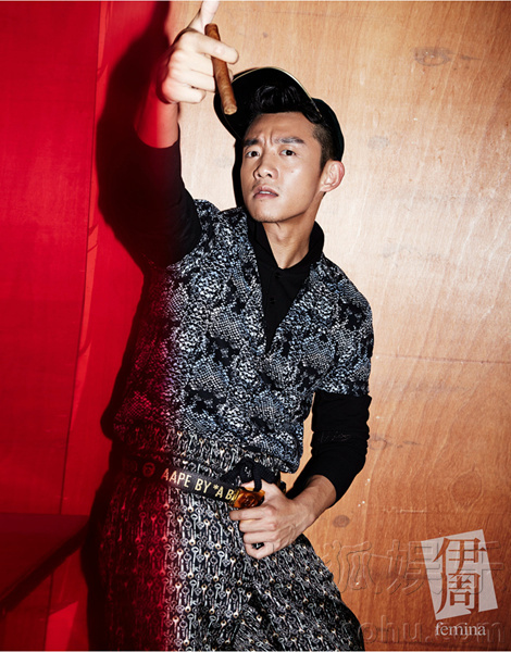 郑恺时尚大片曝光 化身拳击手展现狂野内心