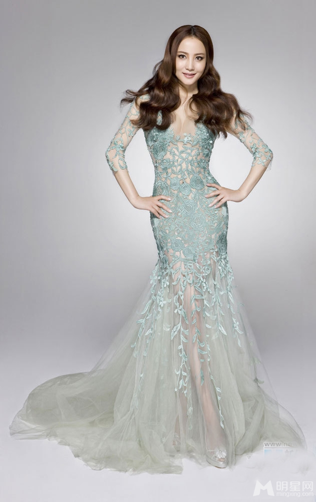 陶红唯美写真曝光 透视蕾丝秀性感身材