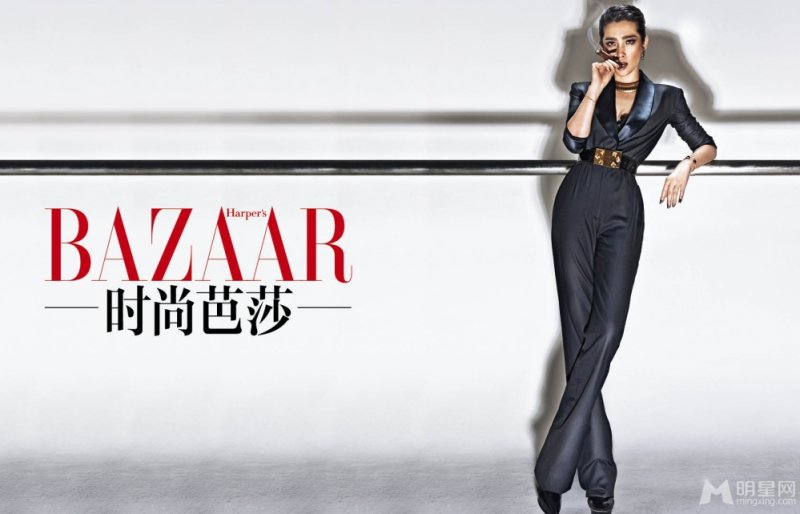 李冰冰登时尚芭莎杂志封面 诠释力与美魅力