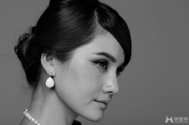 主持人严维莎首曝知性女人味黑白写真 主持人严维莎首曝知性女人味黑白写真