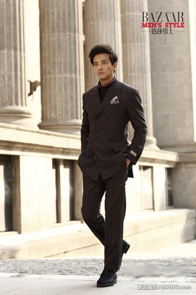 陈晓东时尚杂志大片 花样西服展型男魅力