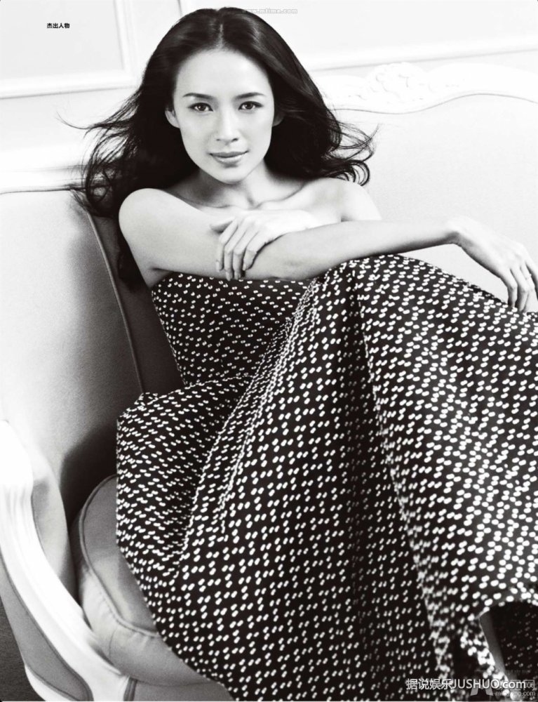 章子怡黑白大片霸气十足 国际章重返巅峰