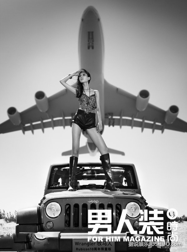 张蓝心等超模登男人装 狂野沙漠肉欲诱惑
