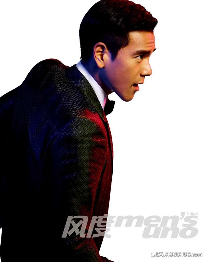 彭于晏复古造型登风度men’s uno杂志封面