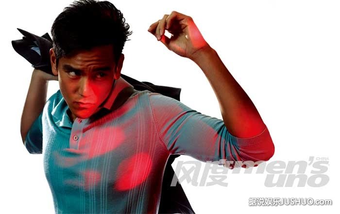 彭于晏复古造型登风度men’s uno杂志封面
