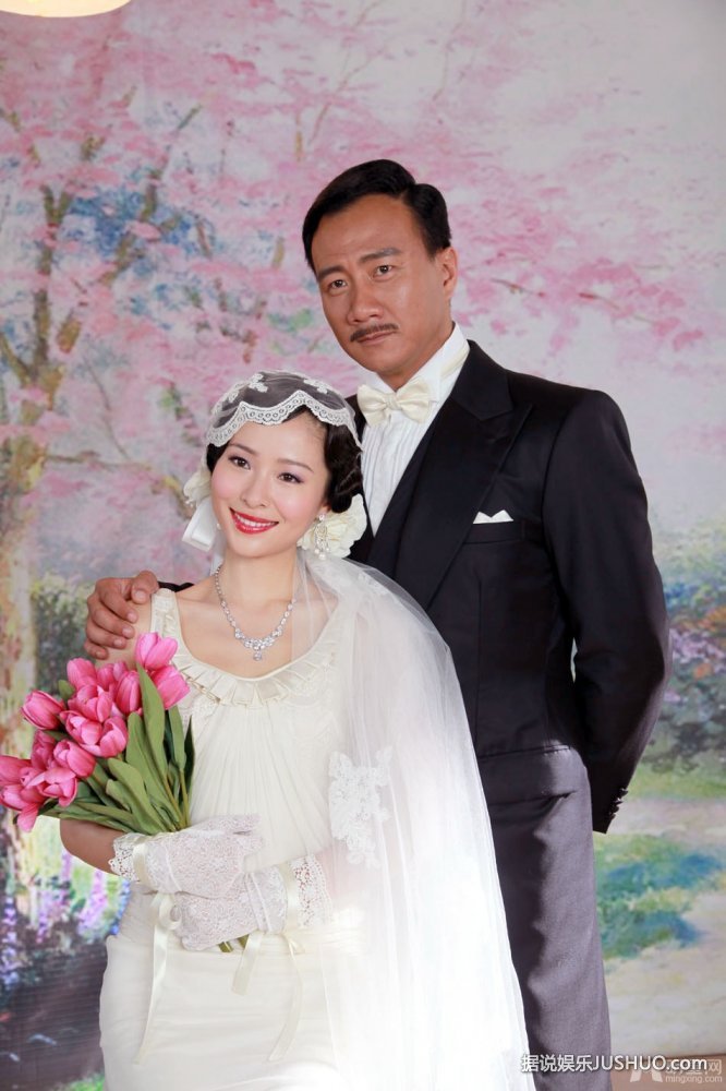 像火花像蝴蝶曝江一燕胡军复古婚纱照