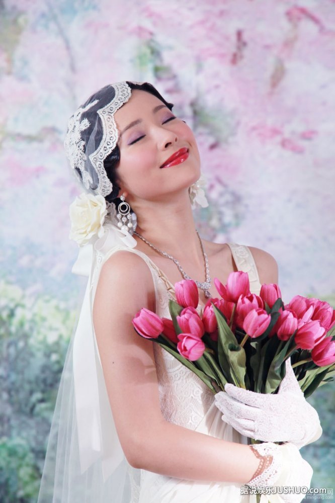 像火花像蝴蝶曝江一燕胡军复古婚纱照