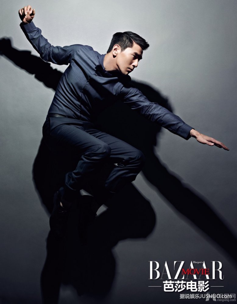 时尚芭莎邀中国票房王拍时尚杂志写真