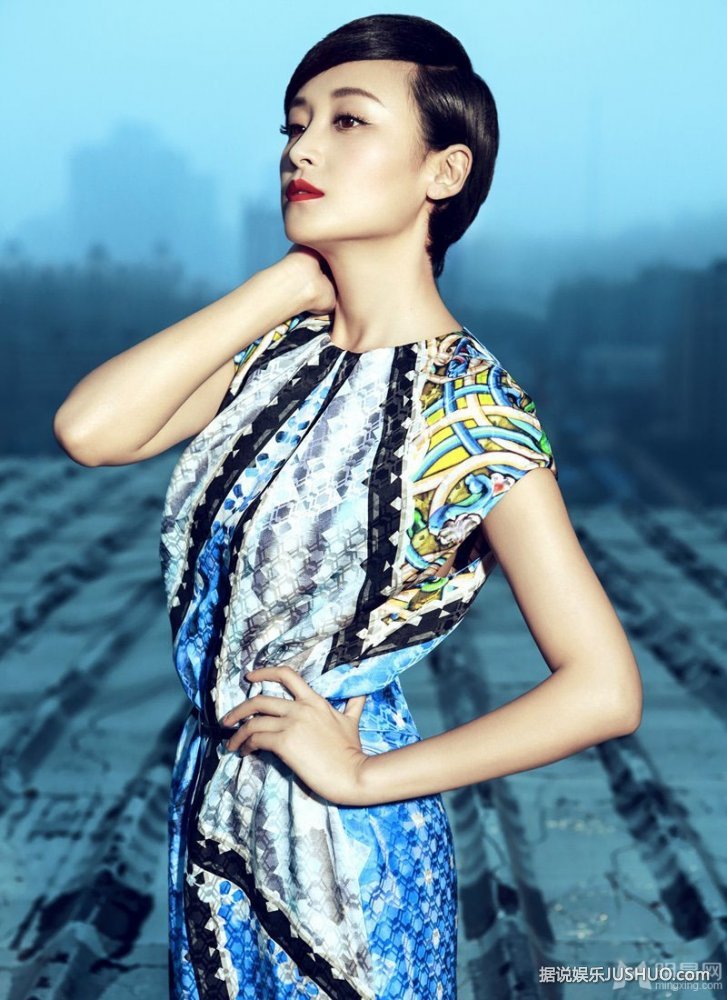 大秦帝国2傅淼冷艳大片 复古妆容女王范