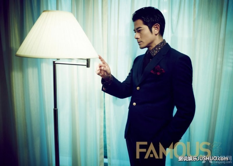 郭富城最新杂志写真 西装革履扮儒雅男人