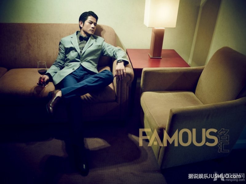 郭富城最新杂志写真 西装革履扮儒雅男人
