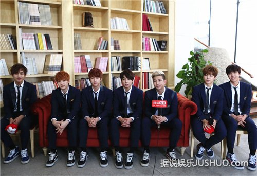 专访防弹少年团：大秀中文实力 期待发中文专辑