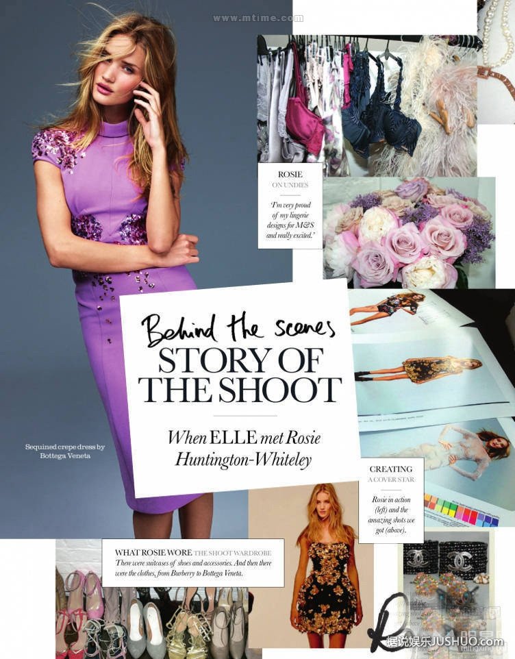 罗茜·汉丁顿·惠特莉最新写真 魅惑眼神电力十足