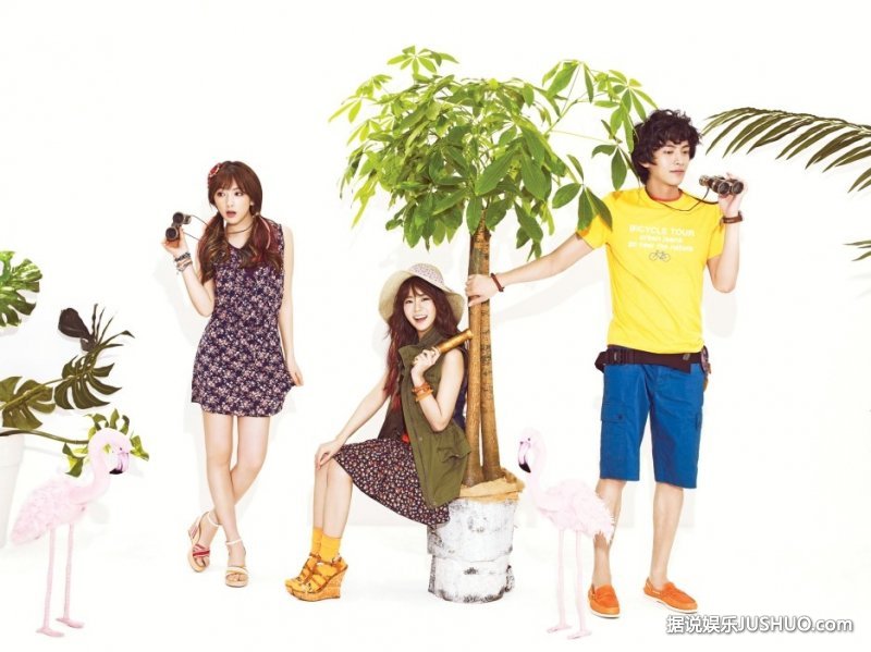 Kara韩胜妍姜智英携手李民基夏季服装画报