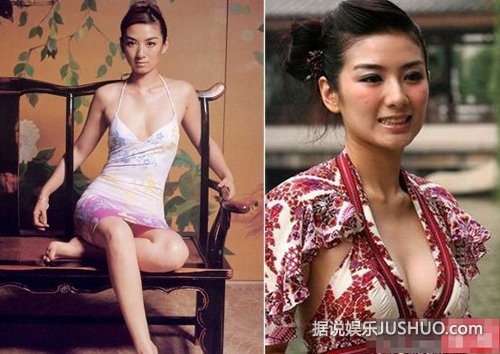 那些事业线与日俱增 胸部伸缩自如的女明星