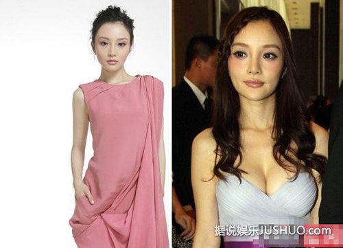 那些事业线与日俱增 胸部伸缩自如的女明星