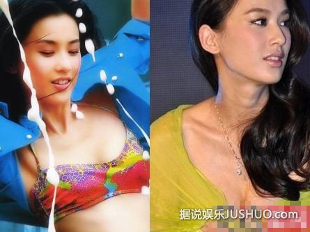 那些事业线与日俱增 胸部伸缩自如的女明星