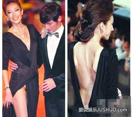 白歆惠掀裙露臀走光 女星故意掀裙抢镜头瞬间