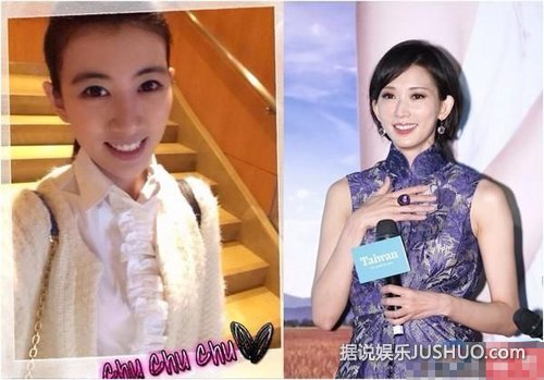 女模黄诗诗撞脸林志玲 揭娱乐圈长相惊人相似的明星