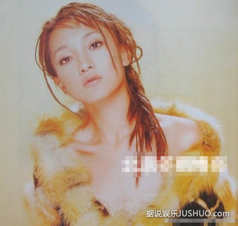 周迅早年写真曝光 非主流发型似面条