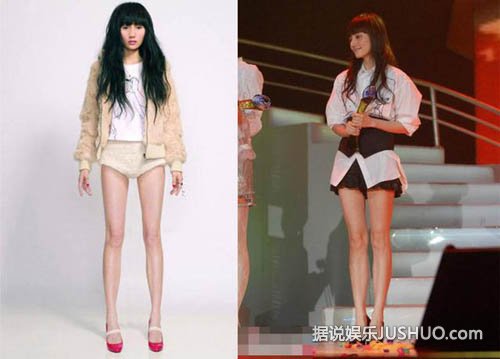 中国10大长腿女星 腿长就是任性！