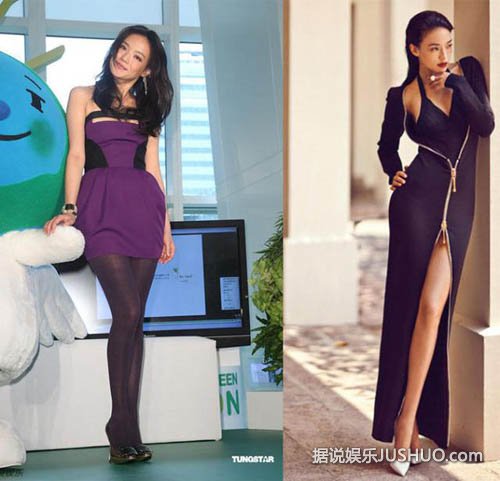 中国10大长腿女星 腿长就是任性！