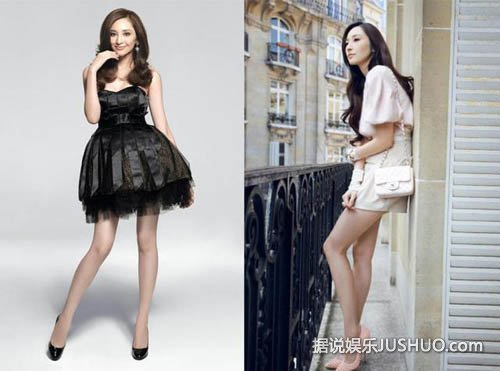 中国10大长腿女星 腿长就是任性！