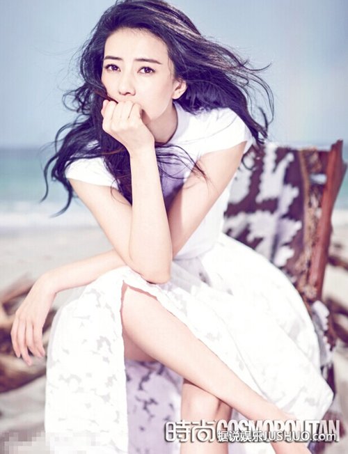 高圆圆最新杂志大片 露香肩美腿演绎夏日风情
