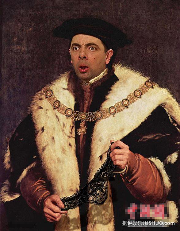 憨豆先生恶搞乱入名画 蒙娜丽莎鼻孔朝天 憨豆先生恶搞乱入名画 蒙娜丽莎鼻孔朝天