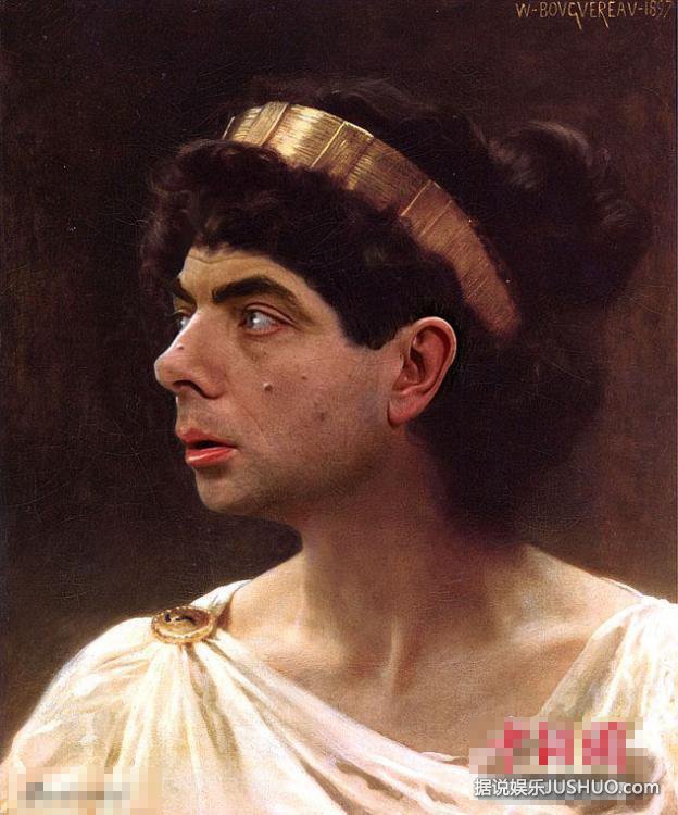 憨豆先生恶搞乱入名画 蒙娜丽莎鼻孔朝天 憨豆先生恶搞乱入名画 蒙娜丽莎鼻孔朝天